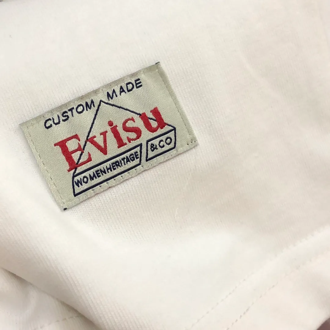 EVISU 2024ss New Arrival T ⚠ ⚠ ⚠ Quality Same Style EVISU ， ， Classic ， ， 。 Size : S ～ XXL S 44 96 68 100-120 M 46 102 70 120-140 L 48 108 72 140-160 XL 50 116 74 160-180 XXL 52 122 76 180